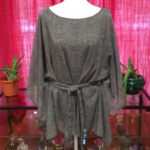 Michael Kors Poncho Style Tunic Size OX